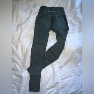 Alphalete green halo leggings